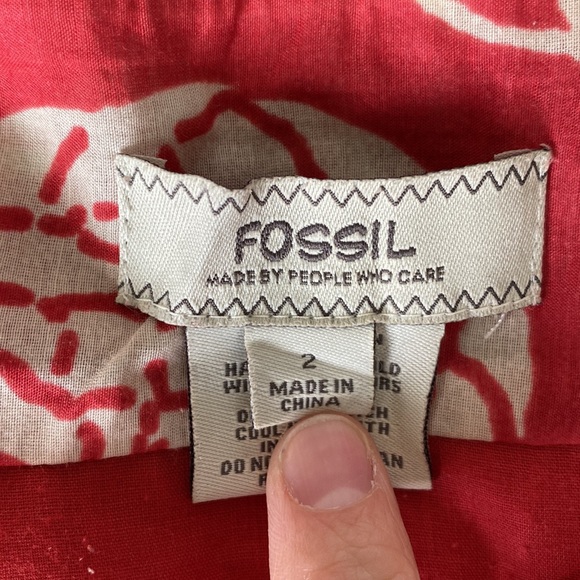 Fossil floral skirt with side zipper - Picture 4 of 6